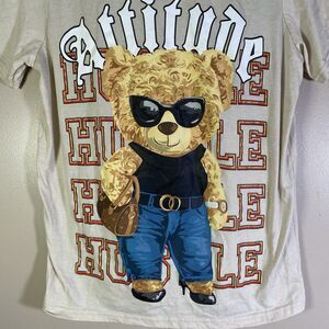 Blessed Queen Women’s T-Shirt Medium Teddy Bear Attitude Graphic Short Sleeve
